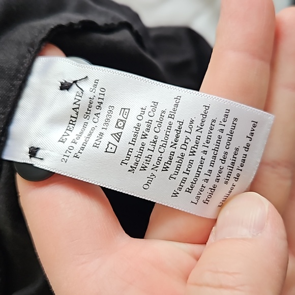 Everlane Mens Black Cotton Blend The Performance Uniform Chino Pants 34x30 - Picture 8 of 10